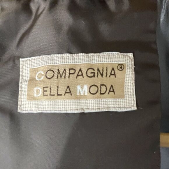 Compagnia Della Moda Brown Down Jacket Rabbit Fur Collar Women XS/S Alps Skiing - Picture 11 of 16